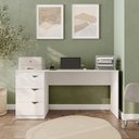 Ver imagem 1 de Escrivaninha Mesa Escritório 3 Gavetas 163cm X 77cm Porto