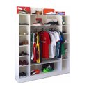 Ver imagem 7 de Expositor Colméia Cabideiro Nichos = 3 Peças = Loja Roupas