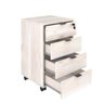 Kit 3 Peças com Mesa para Escritório em L, Estante e Gaveteiro Espresso Móveis - 14