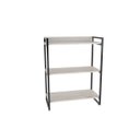 Ver imagem 5 de Kit 3 Peças com Mesa para Escritório em L, Estante e Gaveteiro Espresso Móveis