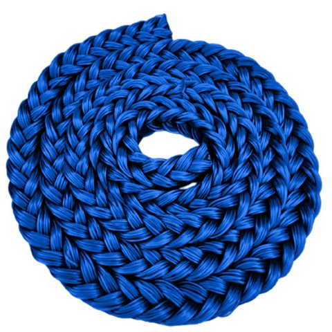 20 Metros Cordão Nylon para Rodapés e Carpete - Cor Azul