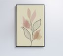 Ver imagem 5 de Quadro Abstrato Folhas 4 - 90x60 Cm - Adesivo Fotográfico