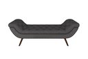 Ver imagem 5 de Puff Recamier Decorativo com Tachas 160 cm Santorini P05 Linho Cinza Escuro - Lyam Decor