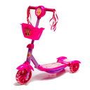 Ver imagem 1 de Patinete com Cestinha Rosa com Luz e Sons Belinda