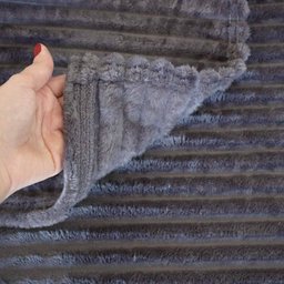 Cobertor Solteiro Grosso Manta Canelada Inverno Super Fofo - 4