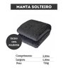 Cobertor Solteiro Grosso Manta Canelada Inverno Super Fofo - 2