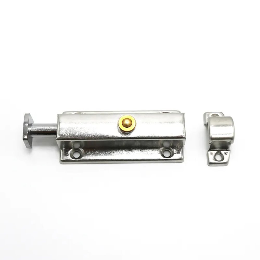 Fechadura Semiautomática de Aço Inoxidável-14,5cm Facil Negocio Importadora Fechasemi14cm - 7