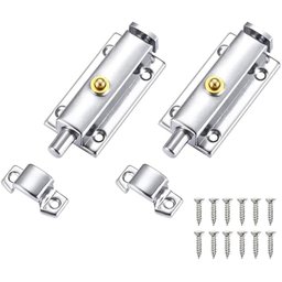 Fechadura Semiautomática de Aço Inoxidável-14,5cm Facil Negocio Importadora Fechasemi14cm - 6