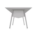 Ver imagem 4 de Mesa de Reunião F5 Office sem Gavetas 200cm Cinza com Caixa de Tomadas