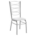 Ver imagem 5 de Conjunto 2 Cadeiras Support Cromadas com Reforço Tubo Grosso Suporte 150 Kgs Cozinha,restaurante,sal