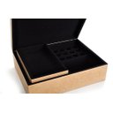 Ver imagem 1 de Caixa em Mdf para Maquiagem com Bandeja Flocada em Preto Josely Flocados