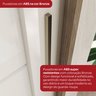 Guarda-Roupa Casal 2 Portas Deslizantes com Espelho Alpha Espresso Móveis - 5