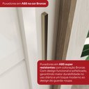 Ver imagem 5 de Guarda-Roupa Casal 2 Portas Deslizantes com Espelho Alpha Espresso Móveis