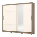 Ver imagem 2 de Guarda-Roupa Casal 2 Portas Deslizantes com Espelho Alpha Espresso Móveis