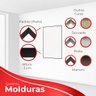 kit com 3 Quadros Decorativos Abstratos com Moldura e Vidro para Sala Quarto Escritório e Clínica 67 - 3