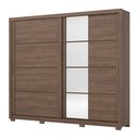 Ver imagem 2 de Guarda-Roupa Casal 2 Portas Deslizantes com Espelho Alpha Espresso Móveis