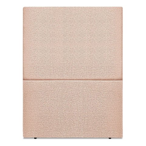 Cabeceira Cama Box Organica Solteiro 90cm Luna Linho C/frame Rose