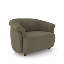 Ver imagem 5 de Sofá Namoradeira Decorativa Latvia 150cm Pés de Madeira Veludo Castor G45 - Gran Belo
