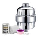 Ver imagem 1 de Filtro de Chuveiro 20 Estágios Cromado Universal Reduz Cloro