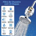 Ver imagem 5 de Filtro de Chuveiro 20 Estágios Cromado Universal Reduz Cloro