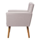 Ver imagem 4 de Poltrona Decorativa Sabrina Veludo Rose