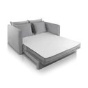 Ver imagem 3 de Sofá Cama Torino Casal Dobrável com Colchão 1.55m Almofadas Soltas