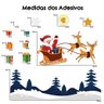 Adesivo Natal Papai Noel Festa Natalina Vitrine Vidro Loja - 2