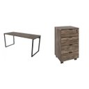 Ver imagem 2 de Escrivaninha Mesa Escritório 150cm com Gaveteiro Kuadra