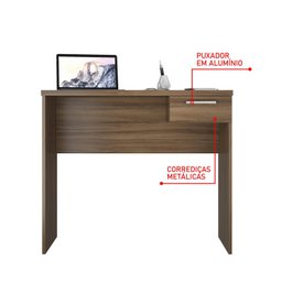Mesa de Escritório 90cm 1 Gaveta Office NT 2000  - 3