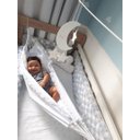 Ver imagem 3 de Rede berço bebê infantil brim até 30kg Montessoriana branca
