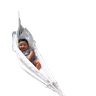 Rede berço bebê infantil brim até 30kg Montessoriana branca - 1