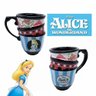 Caneca 250ml Trio Hora do Chá Alice no País Das Maravilhas - 4