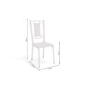 Ver imagem 2 de Conjunto 2 Cadeiras para Sala de Jantar Florença Metal