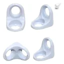 Ver imagem 7 de Suporte De Prateleira 2 Furos 13,5 X 13,5 Leve Epóxi Branco (Kit Com 100 Un)