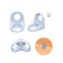 Ver imagem 2 de Suporte De Prateleira 2 Furos 13,5 X 13,5 Leve Epóxi Branco (Kit Com 100 Un)