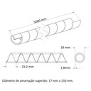 Ver imagem 2 de Tubo Espiral 3/4" Tramontina Preto 5 M Tramontina