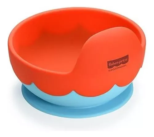 Tigela de Silicone com Ventosa Yummy! Azul Fisher-price