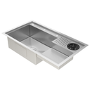 Ver imagem 2 de Kit Cuba Gourmet Veneza Aço Inox 304 e Torneira Gourmet Milão Monocomando Goldenx