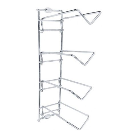 Adega Aramada para Parede 4 Garrafas Cromada Duler 83110
