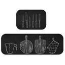 Ver imagem 2 de Kit Tapete de Cozinha 2 Peças Black Utensílios