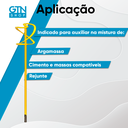 Ver imagem 4 de Misturador de Argamassa 50cm 3/8 Sds Plus Amarelo Metalsul 50cm 3/8 Sds Plus Amarelo