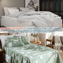 Ver imagem 4 de Conjunto Cama Casal King Size Jasmine 04 Pç Bordado 400 Fios:verde Claro