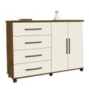 Ver imagem 2 de Cômoda 4 Gavetas 2 Portas Bali Móveis Primus