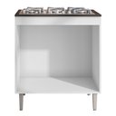 Ver imagem 5 de Balcão Gabinete Para Cooktop Cozinha Andréia 4/5 Bocas com Tampo 2 Portas Branco - Desk Design