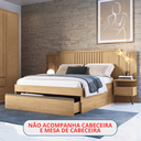 Ver imagem 2 de Cama Box Casal com Gavetao Móveis Castro