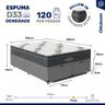 Cama Box Baú com Colchão de Espuma D33 Ortobom Airtech Ortopillow 100 Queen 158cm - 3