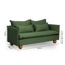 Ver imagem 4 de Sofá Modular 2 Lugares Pé Bolinha Sôma CabeCasa MadeiraOriginals