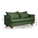 Ver imagem 4 de Sofá Modular 2 Lugares Pé Bolinha Sôma CabeCasa MadeiraOriginals