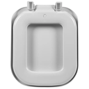 Ver imagem 4 de Assento Sanitário Almofadado Lírio Fiori Branco Gelo Astra Unico