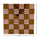 Ver imagem 2 de Pastilha Adesiva Vidro Decoração Banheiro Cozinha Cobre Lu0387 Modelo:lu0387